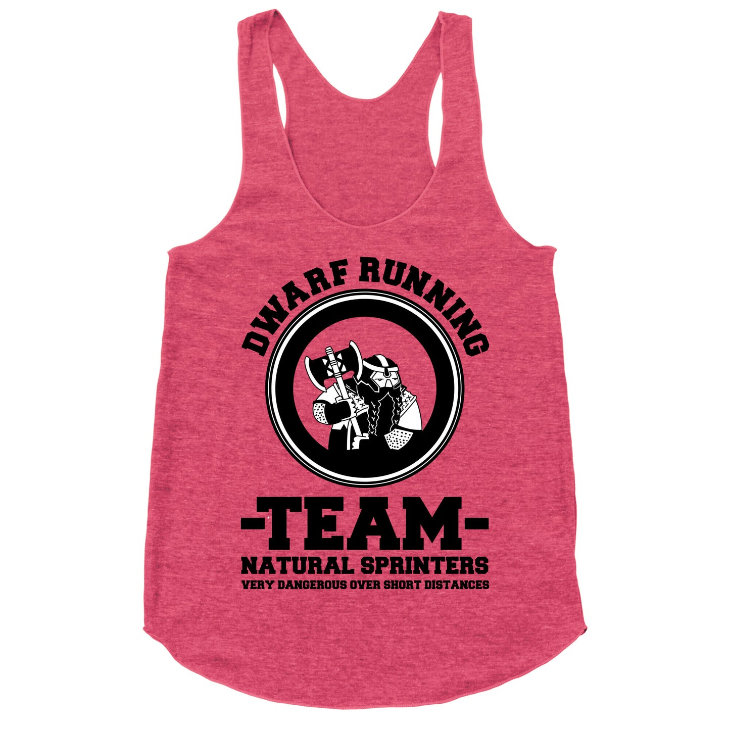 Dwarf Running Team Racerback Tank