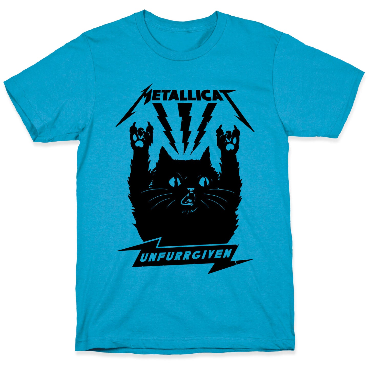 Metallicat Unfurrgiven Black Edition Unisex Triblend Tee