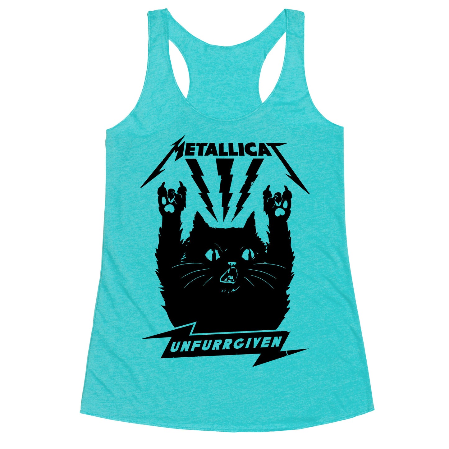 Metallicat Unfurrgiven Black Edition Racerback Tank