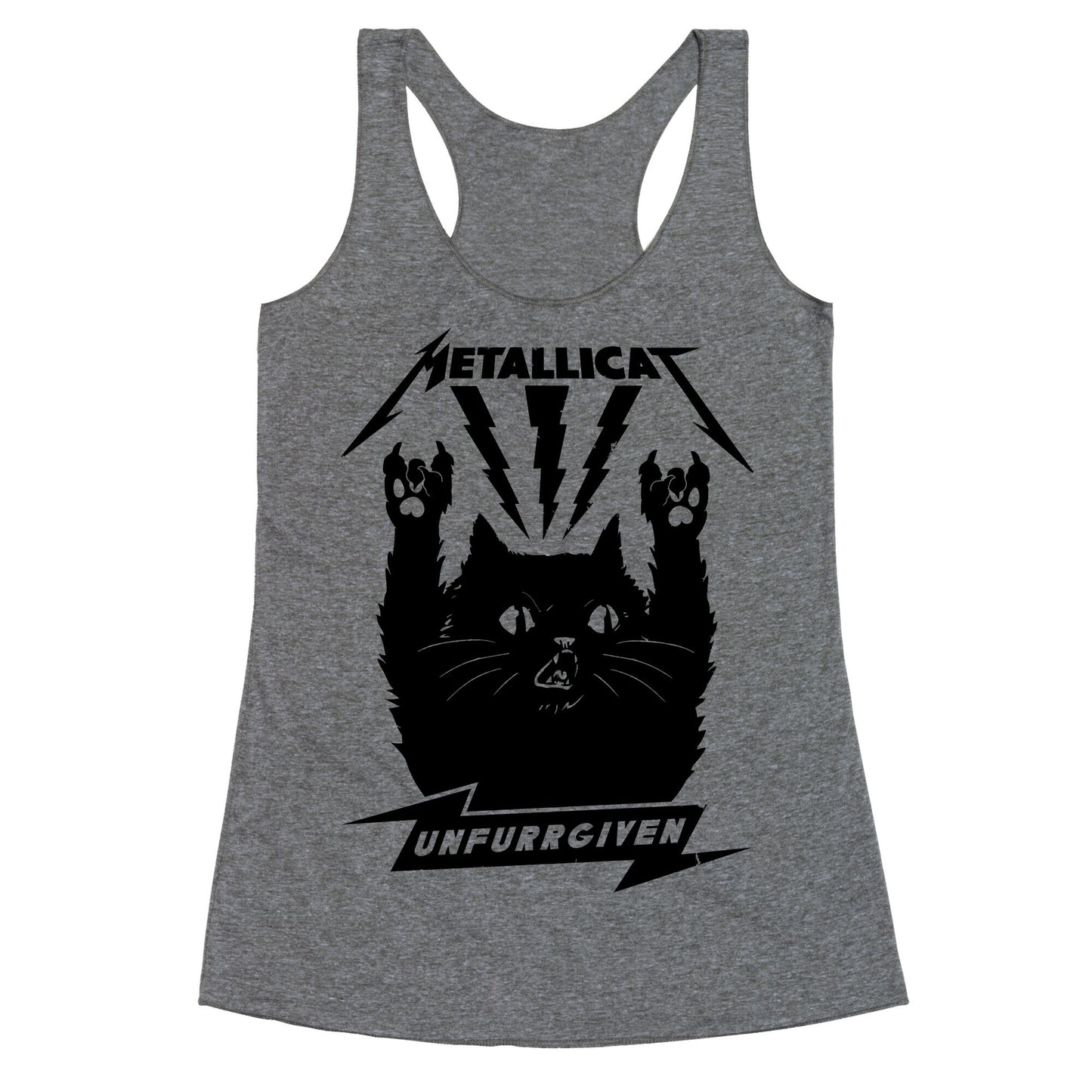 Metallicat Unfurrgiven Black Edition Racerback Tank