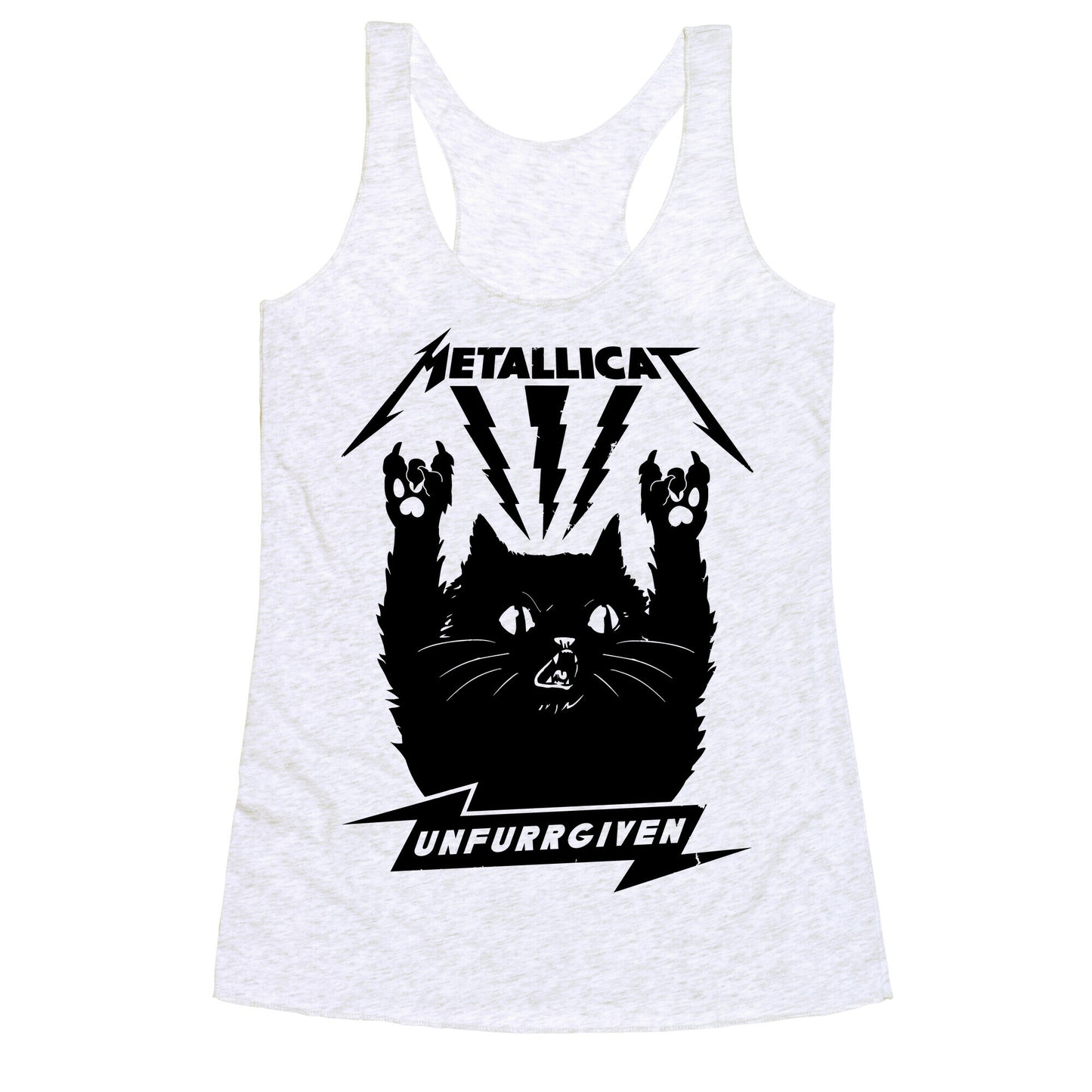 Metallicat Unfurrgiven Black Edition Racerback Tank