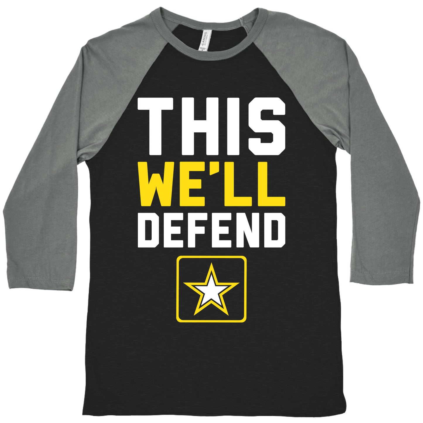 This We'll Defend Baseball Tee