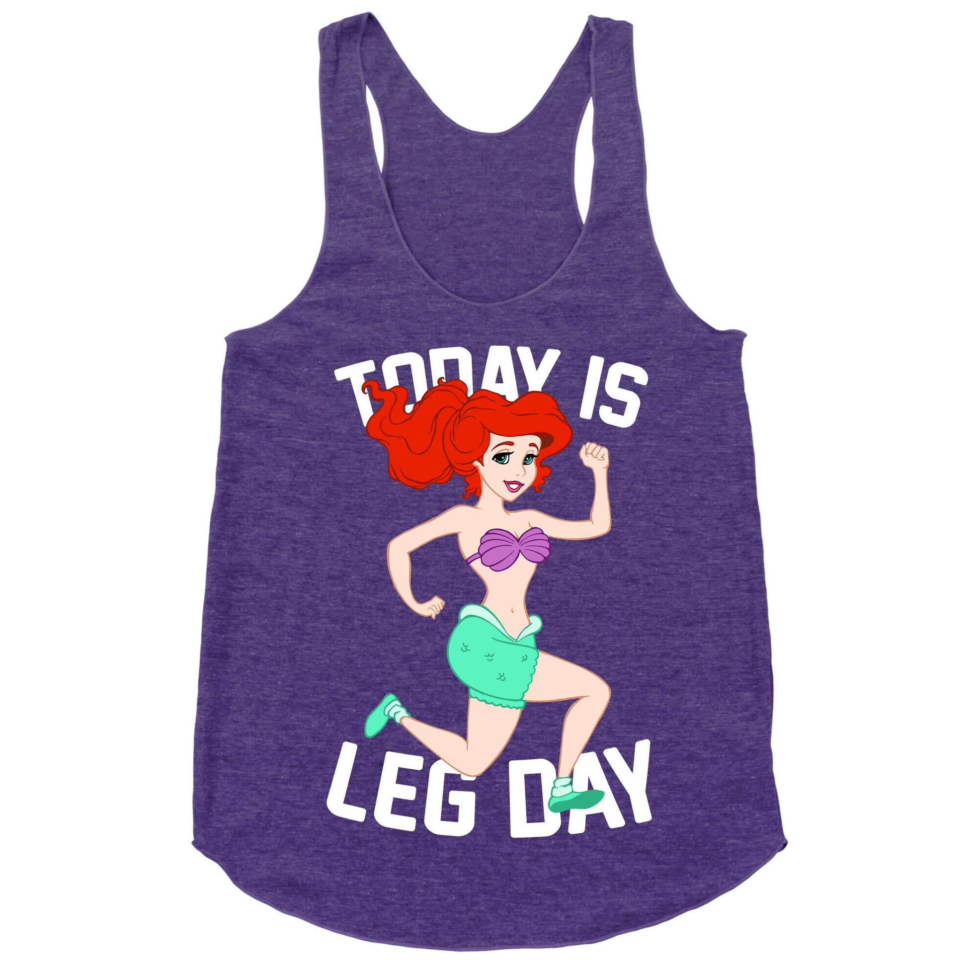 Today Is Leg Day Racerback Tank