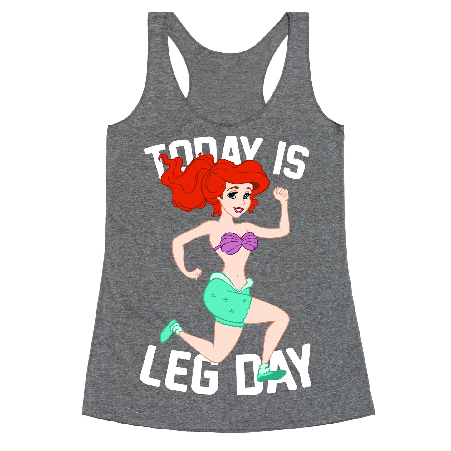 Today Is Leg Day Racerback Tank