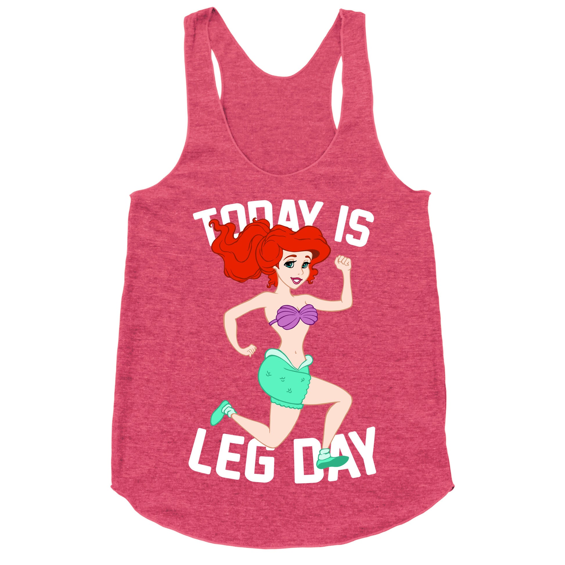 Today Is Leg Day Racerback Tank