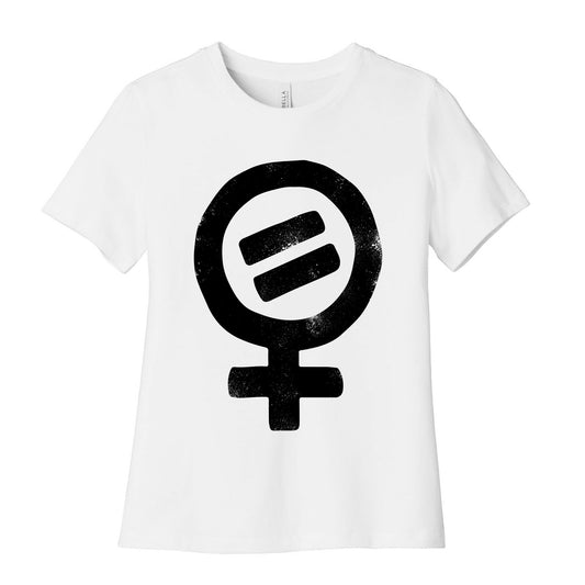 Vintage Women's Rights Logo Women's Cotton Tee