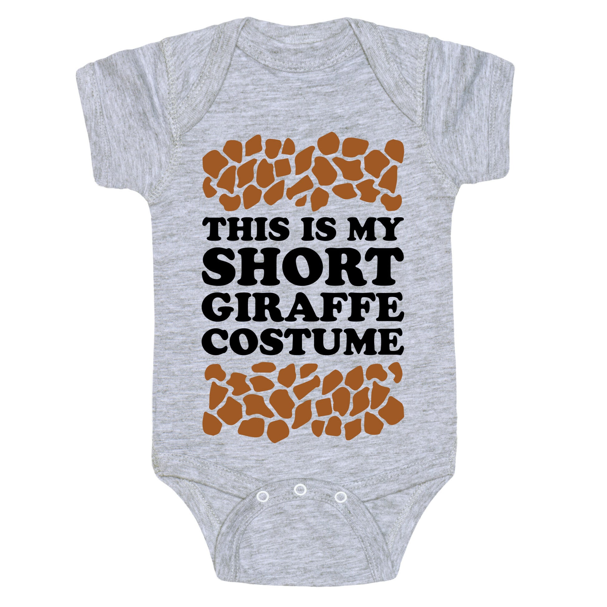Short Giraffe Costume Baby One Piece