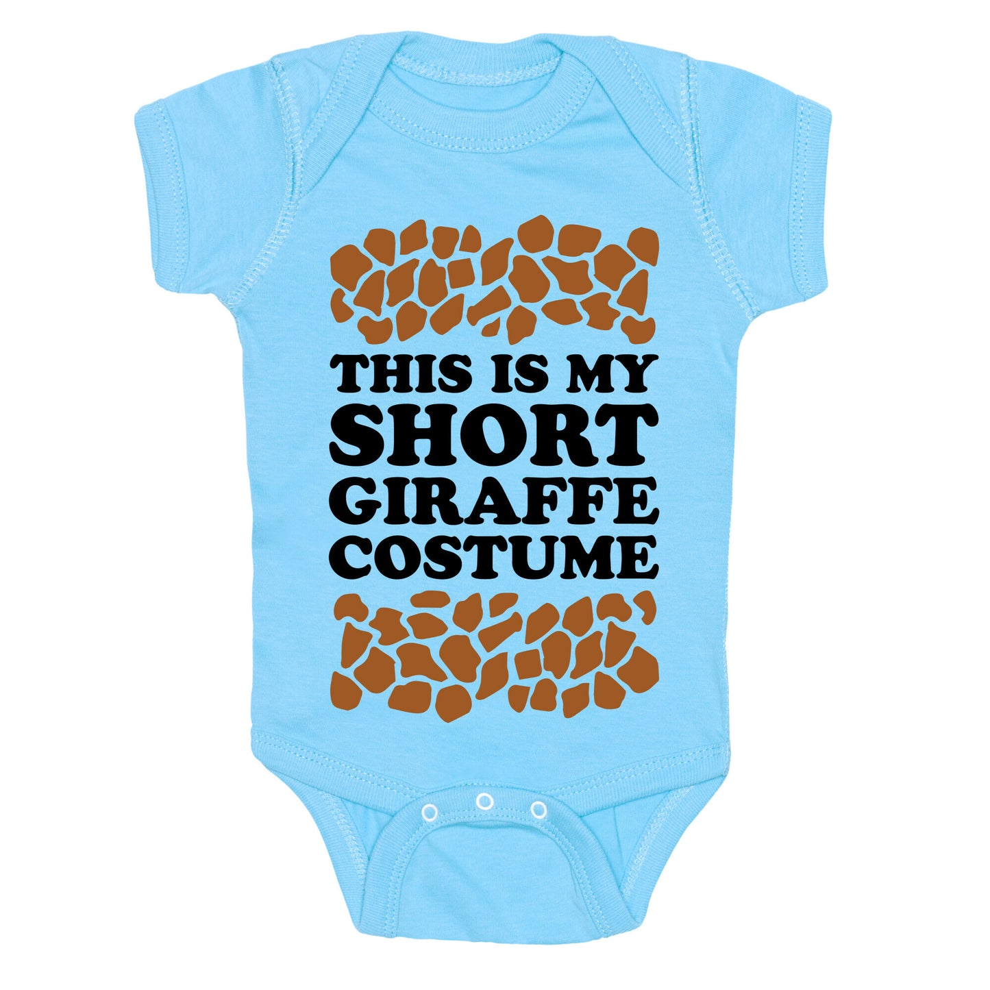 Short Giraffe Costume Baby One Piece