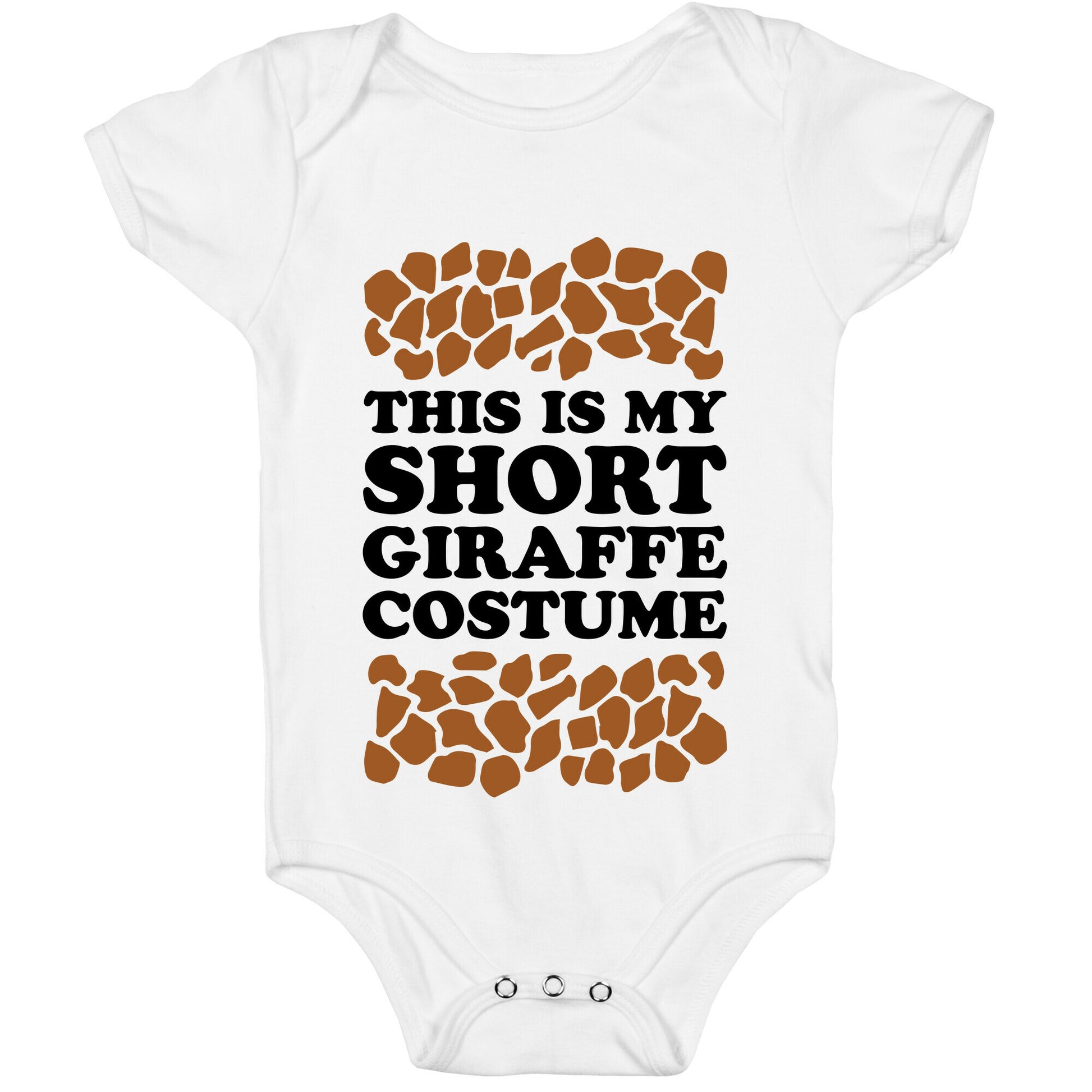 Short Giraffe Costume Baby One Piece