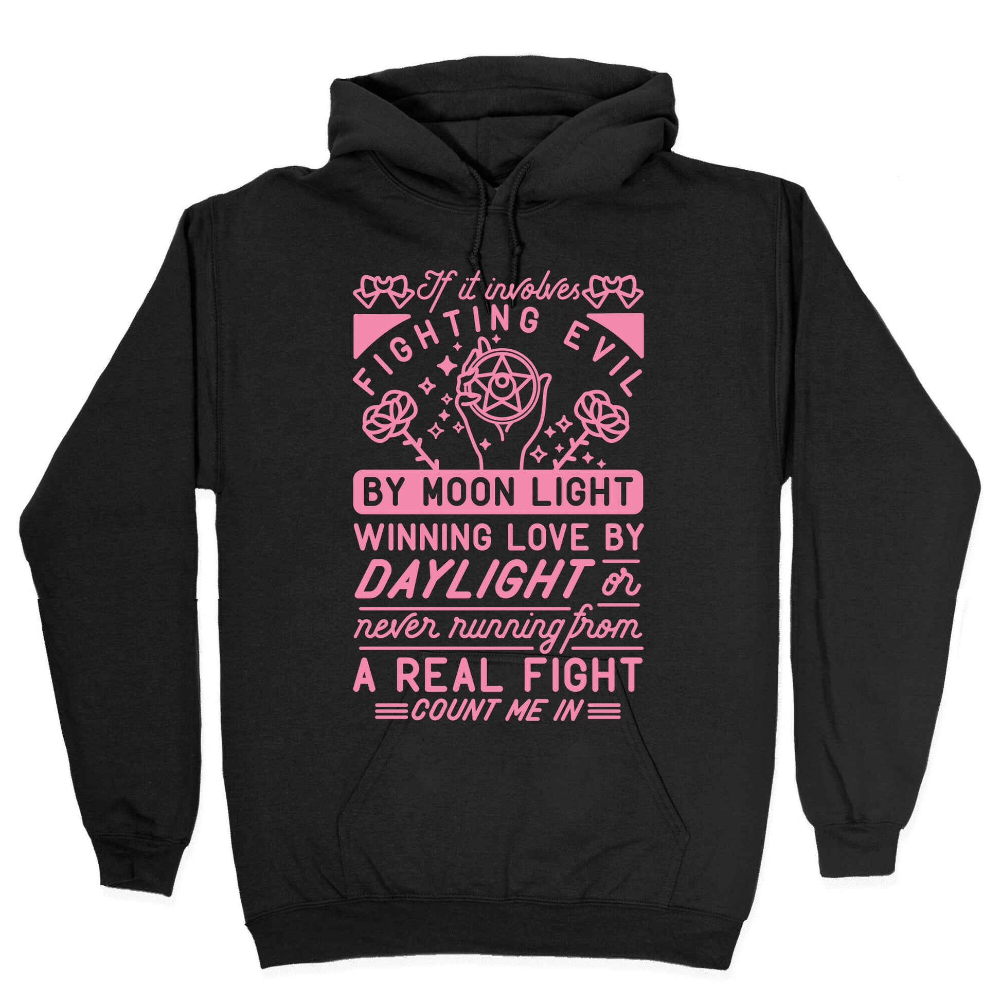 If It Involves Fighting Evil By Moon Light Hoodie