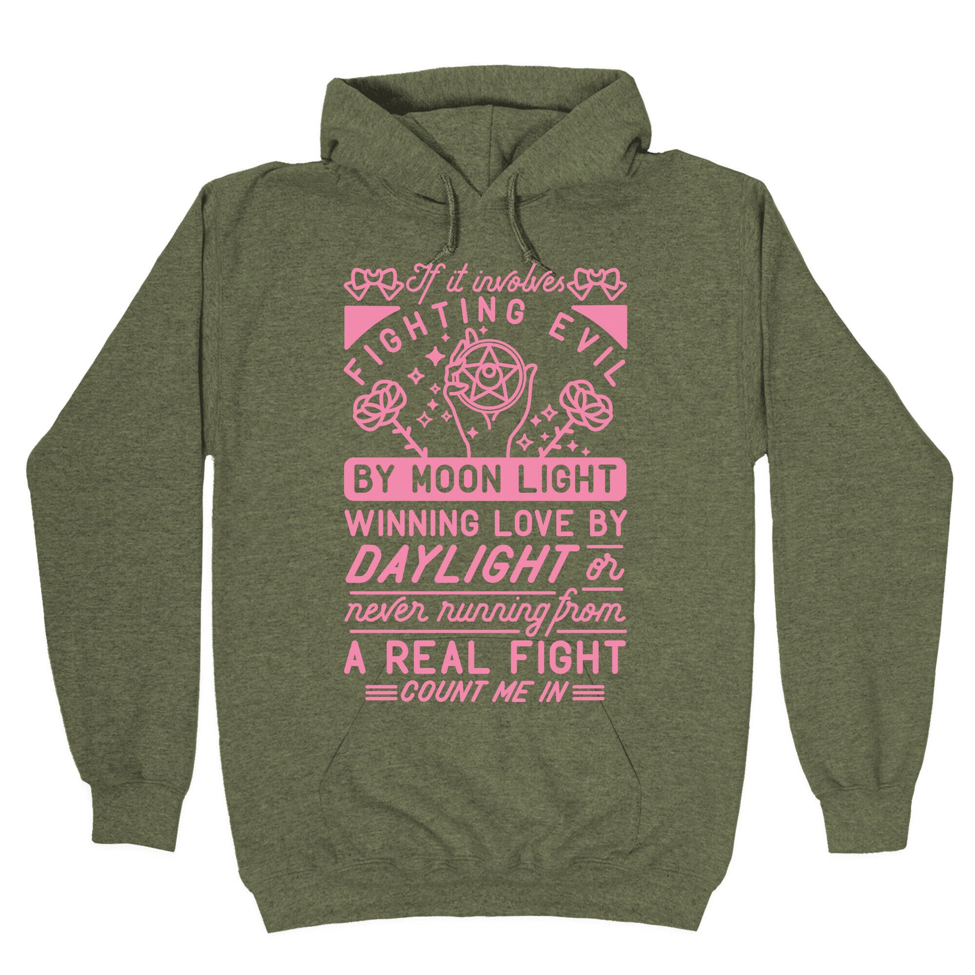 If It Involves Fighting Evil By Moon Light Hoodie