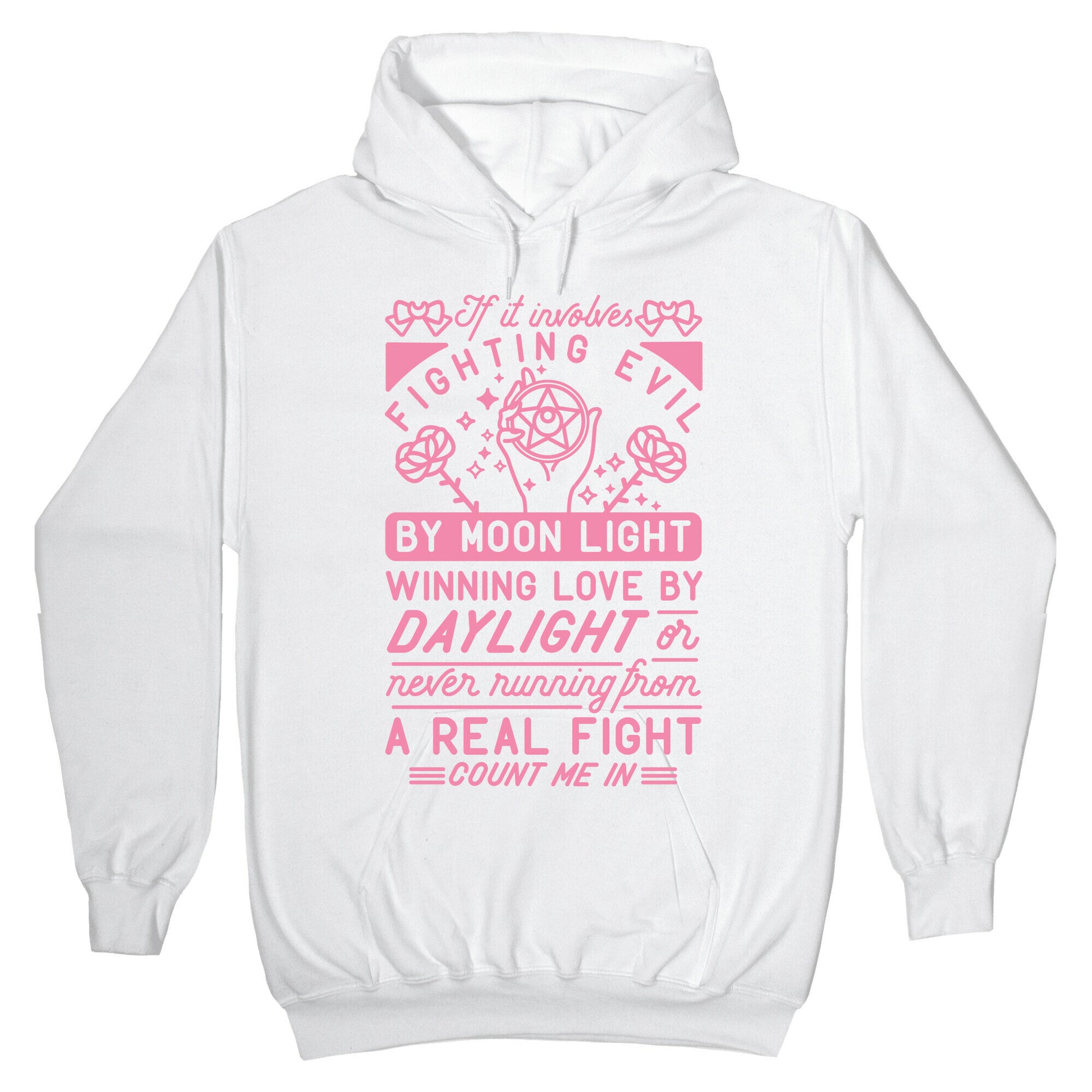 If It Involves Fighting Evil By Moon Light Hoodie