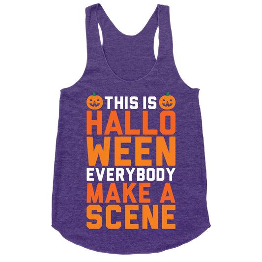 This Is Halloween Racerback Tank