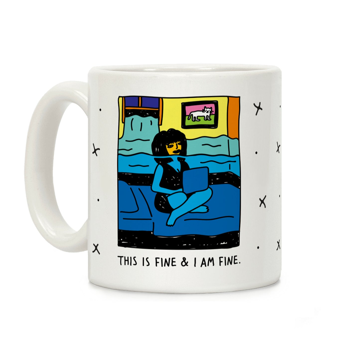 This Is Fine & I Am Fine Coffee Mug