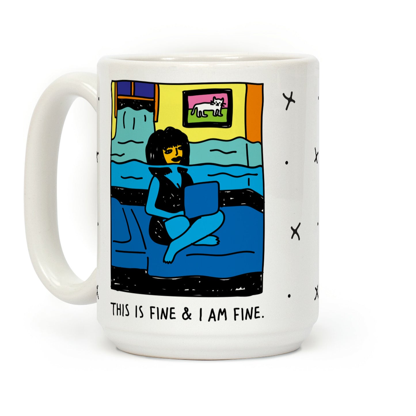 This Is Fine & I Am Fine Coffee Mug
