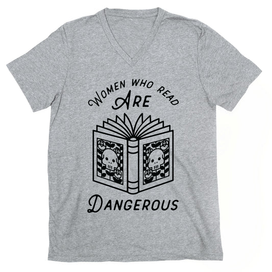 Women Who Read Are Dangerous V-Neck