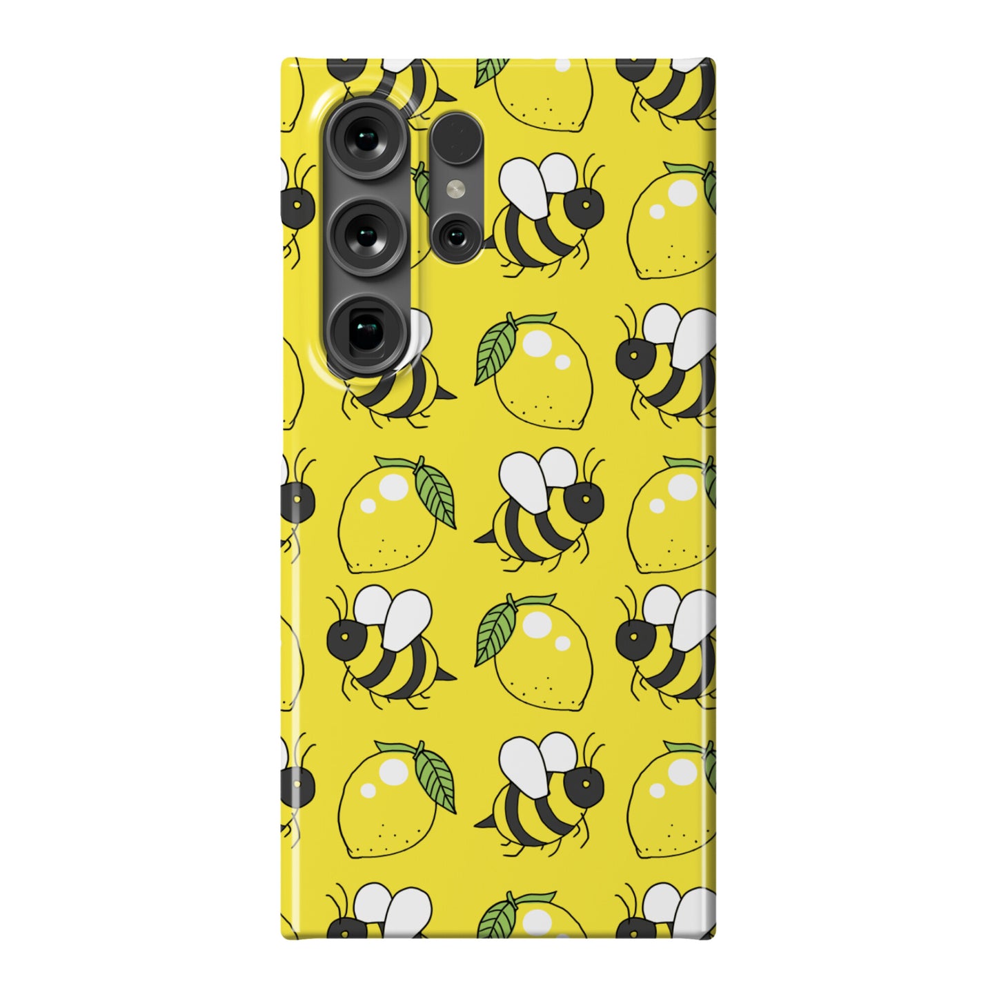 Lemon and Bee Phone Case