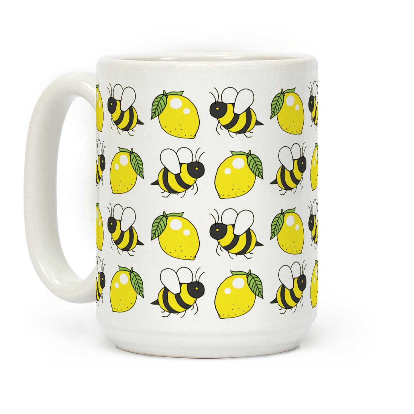 Lemon and Bee Coffee Mug