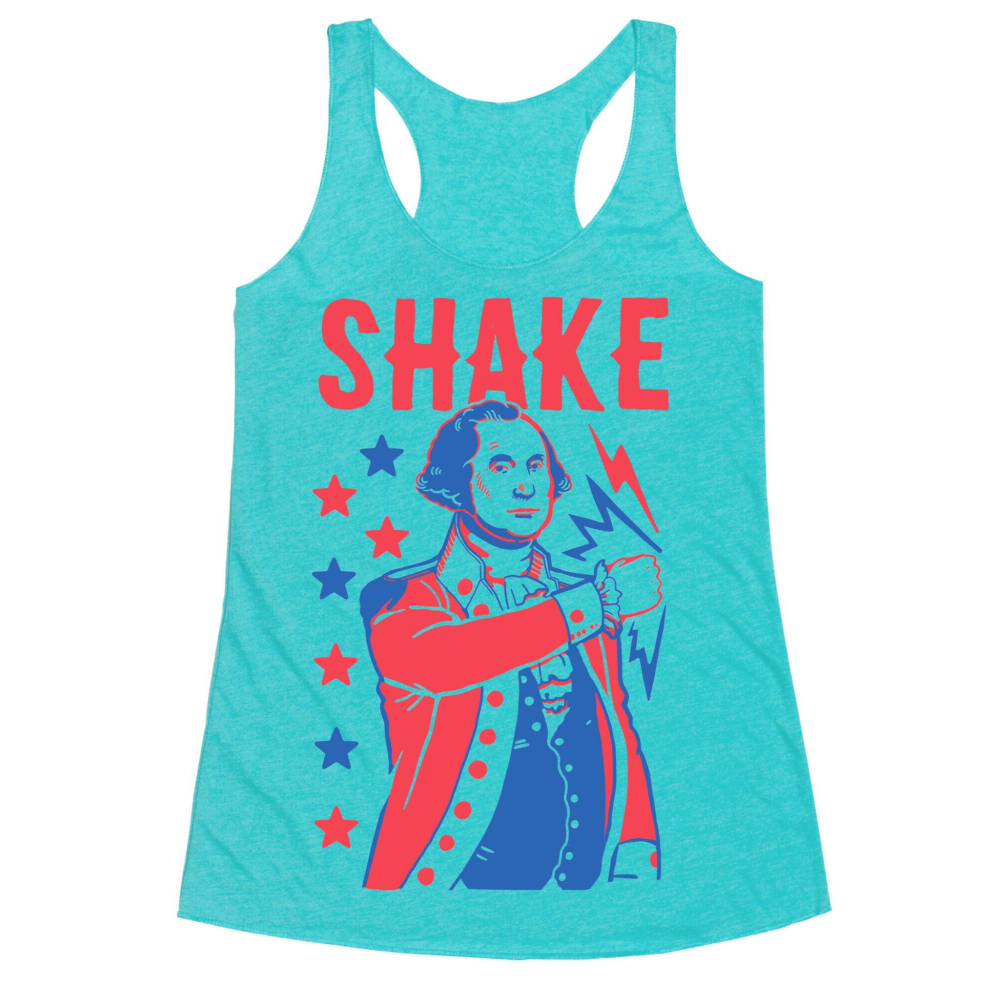 Shake & Bake: George Washington Racerback Tank
