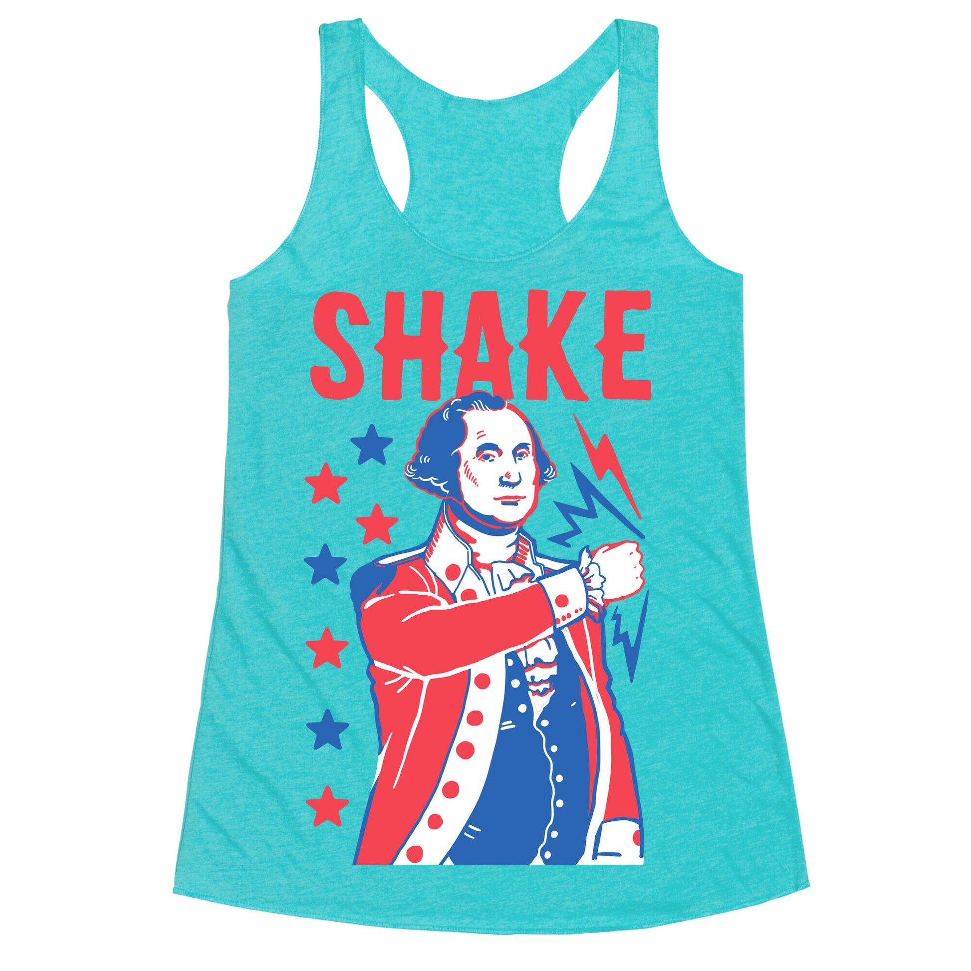 Shake & Bake: George Washington Racerback Tank