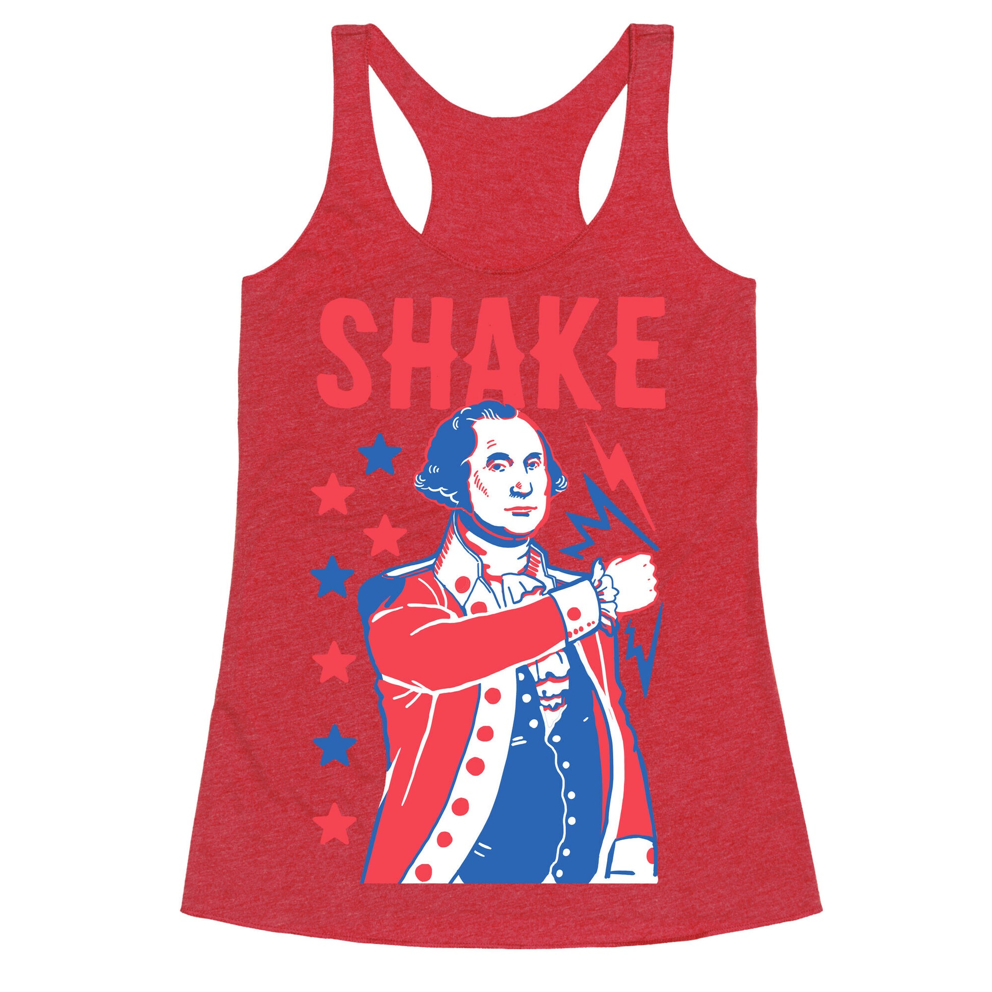 Shake & Bake: George Washington Racerback Tank