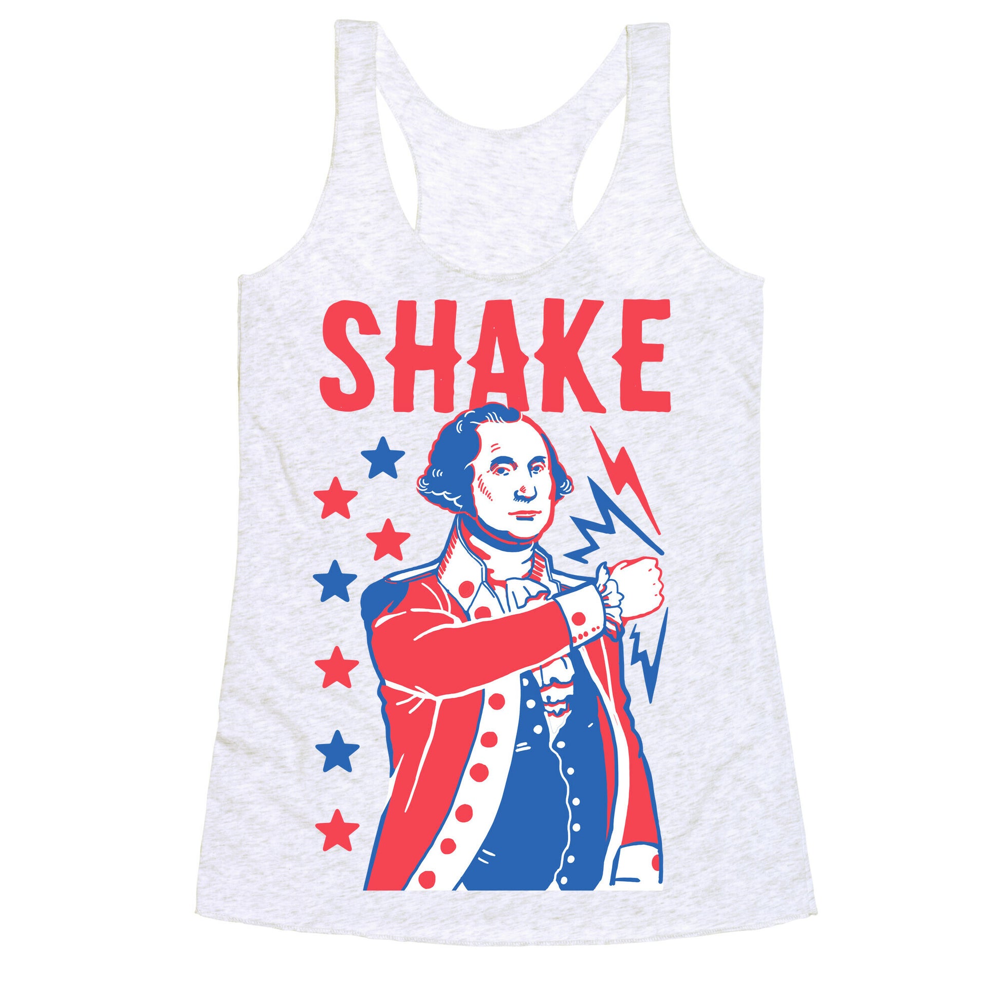 Shake & Bake: George Washington Racerback Tank