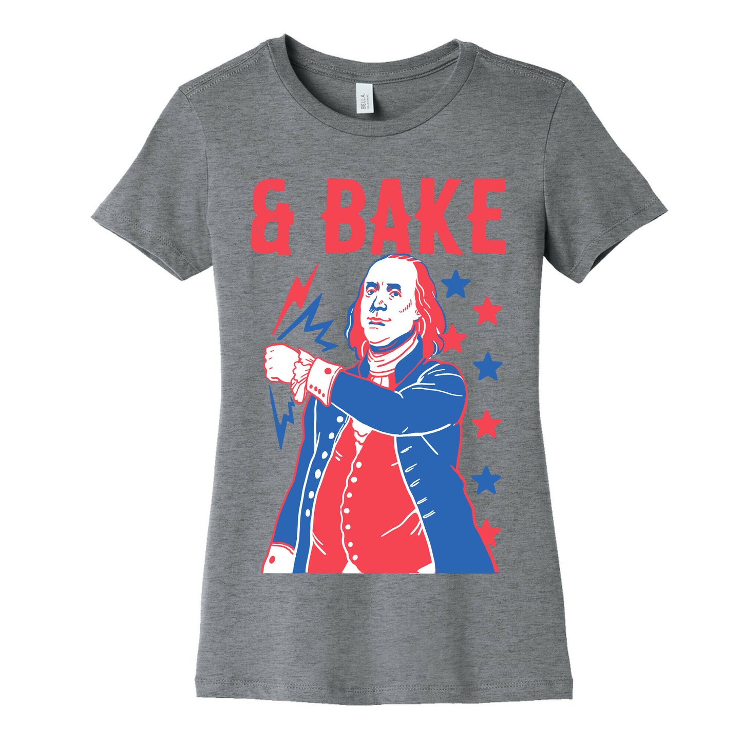 Shake & Bake: Benjamin Franklin Women's Cotton Tee