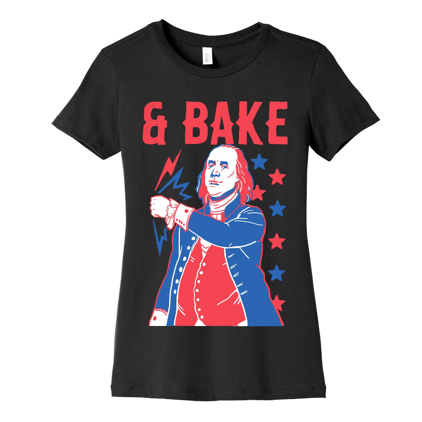 Shake & Bake: Benjamin Franklin Women's Cotton Tee