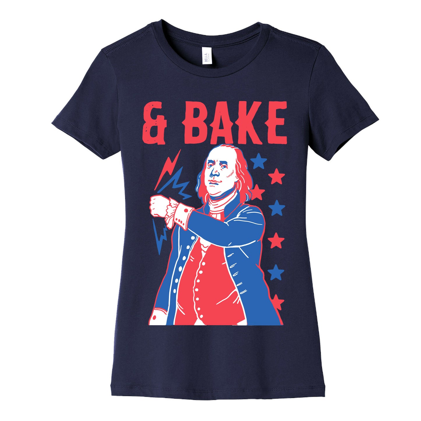 Shake & Bake: Benjamin Franklin Women's Cotton Tee