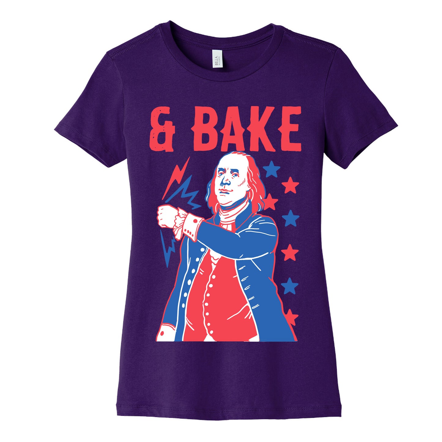 Shake & Bake: Benjamin Franklin Women's Cotton Tee