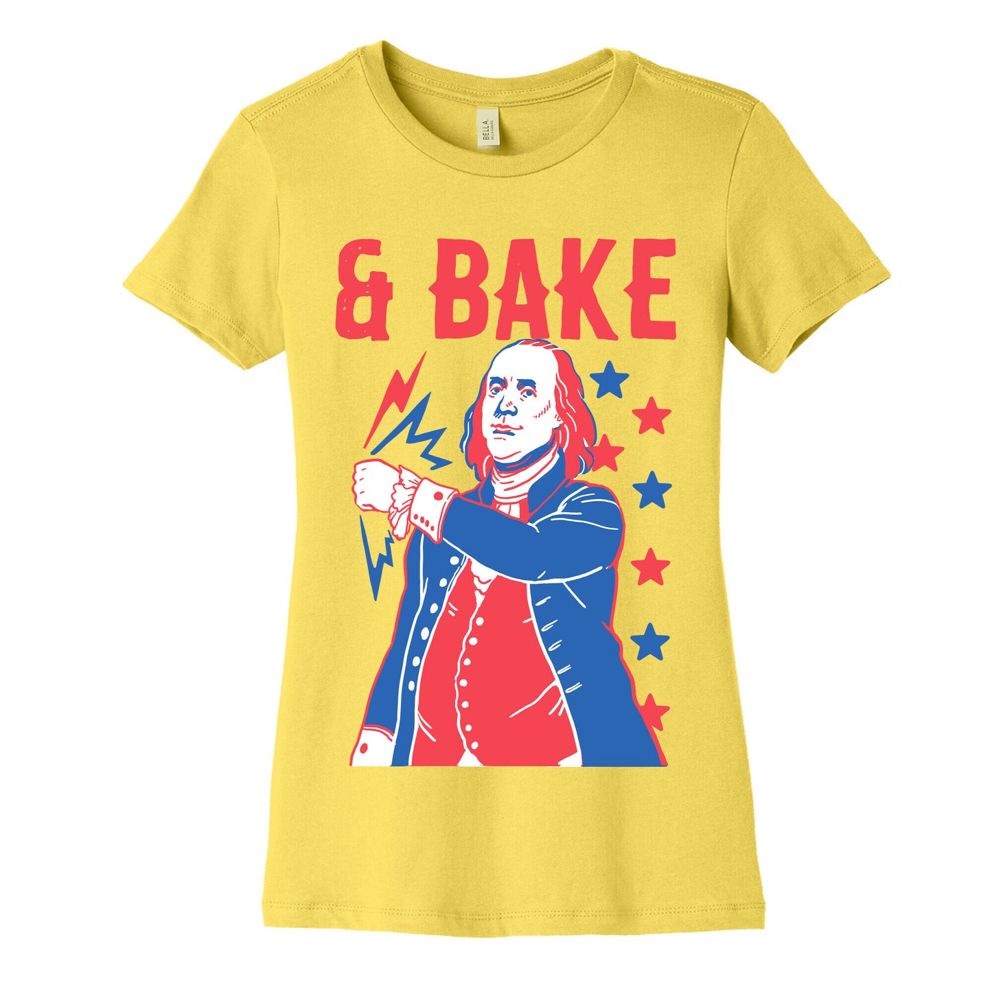 Shake & Bake: Benjamin Franklin Women's Cotton Tee