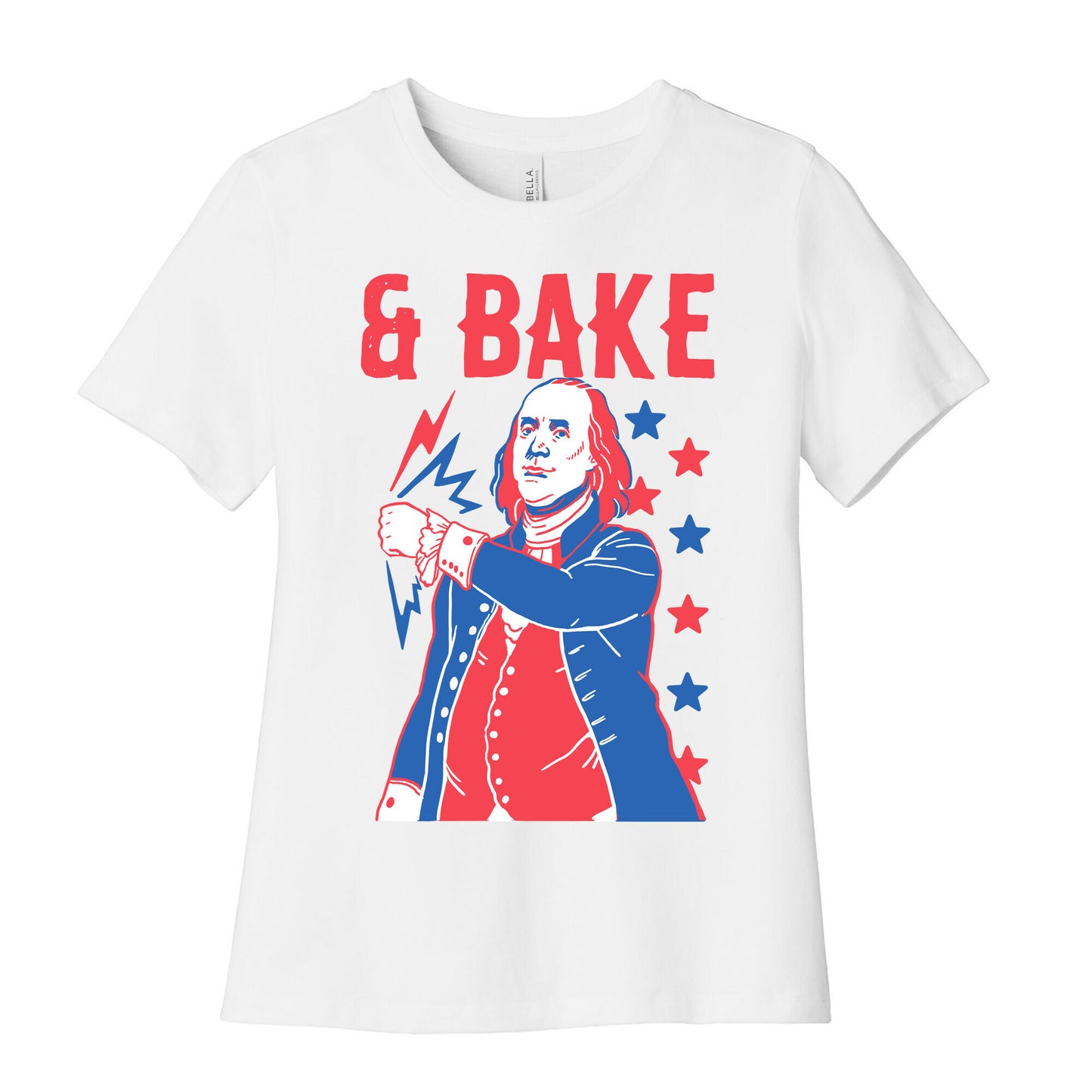 Shake & Bake: Benjamin Franklin Women's Cotton Tee