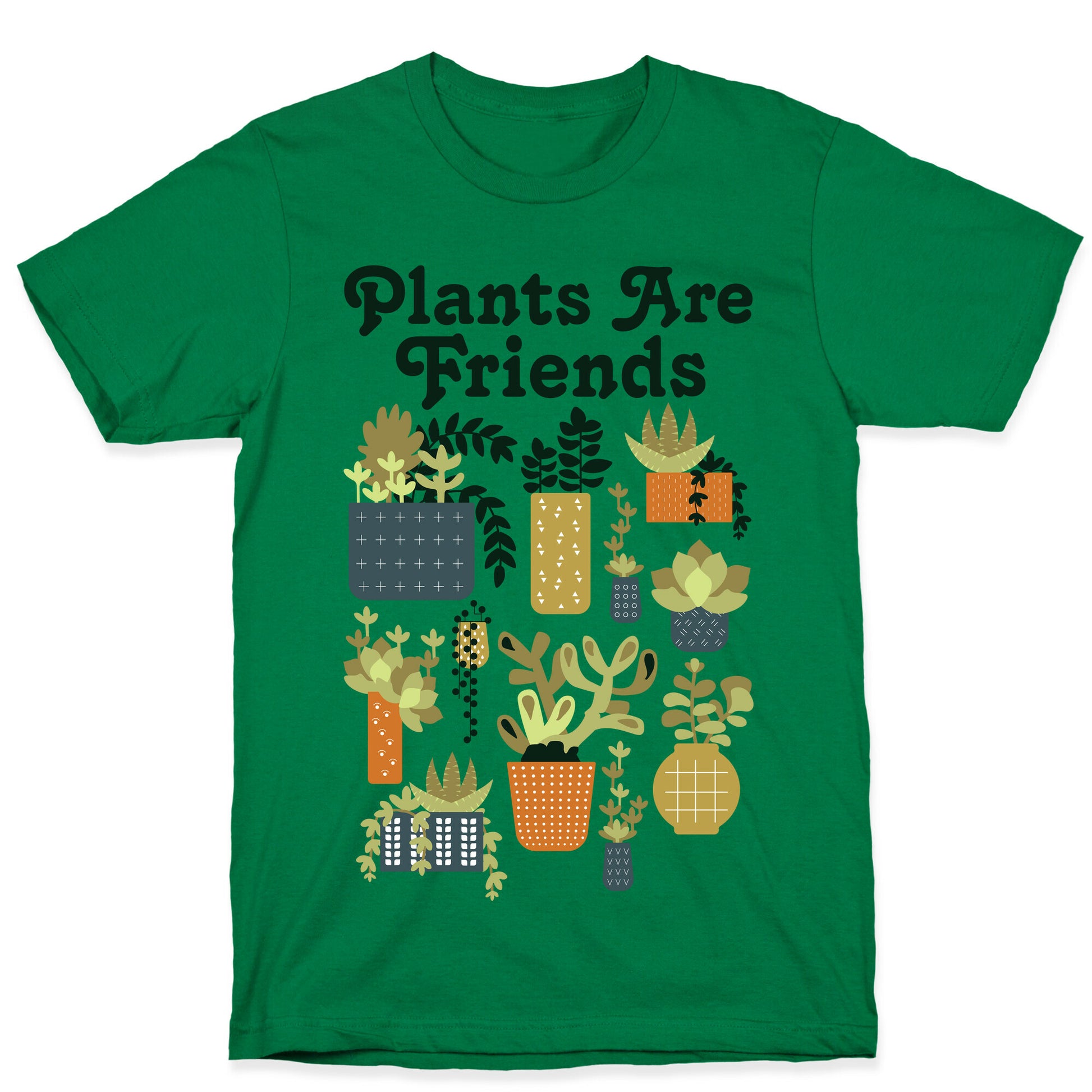 Plants Are Friends Retro T-Shirt