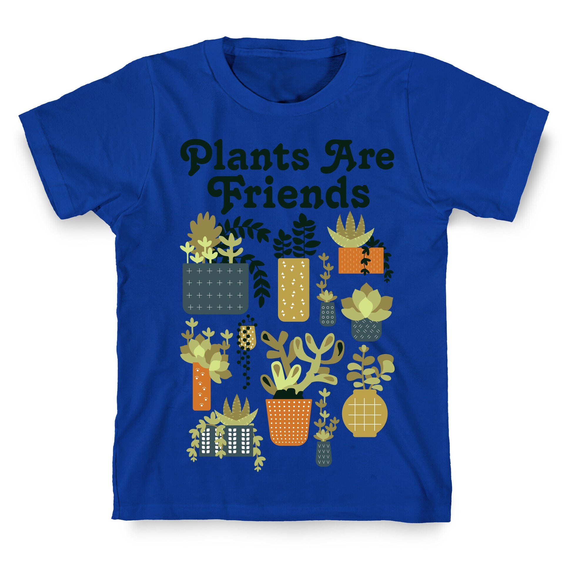 Plants Are Friends Retro T-Shirt