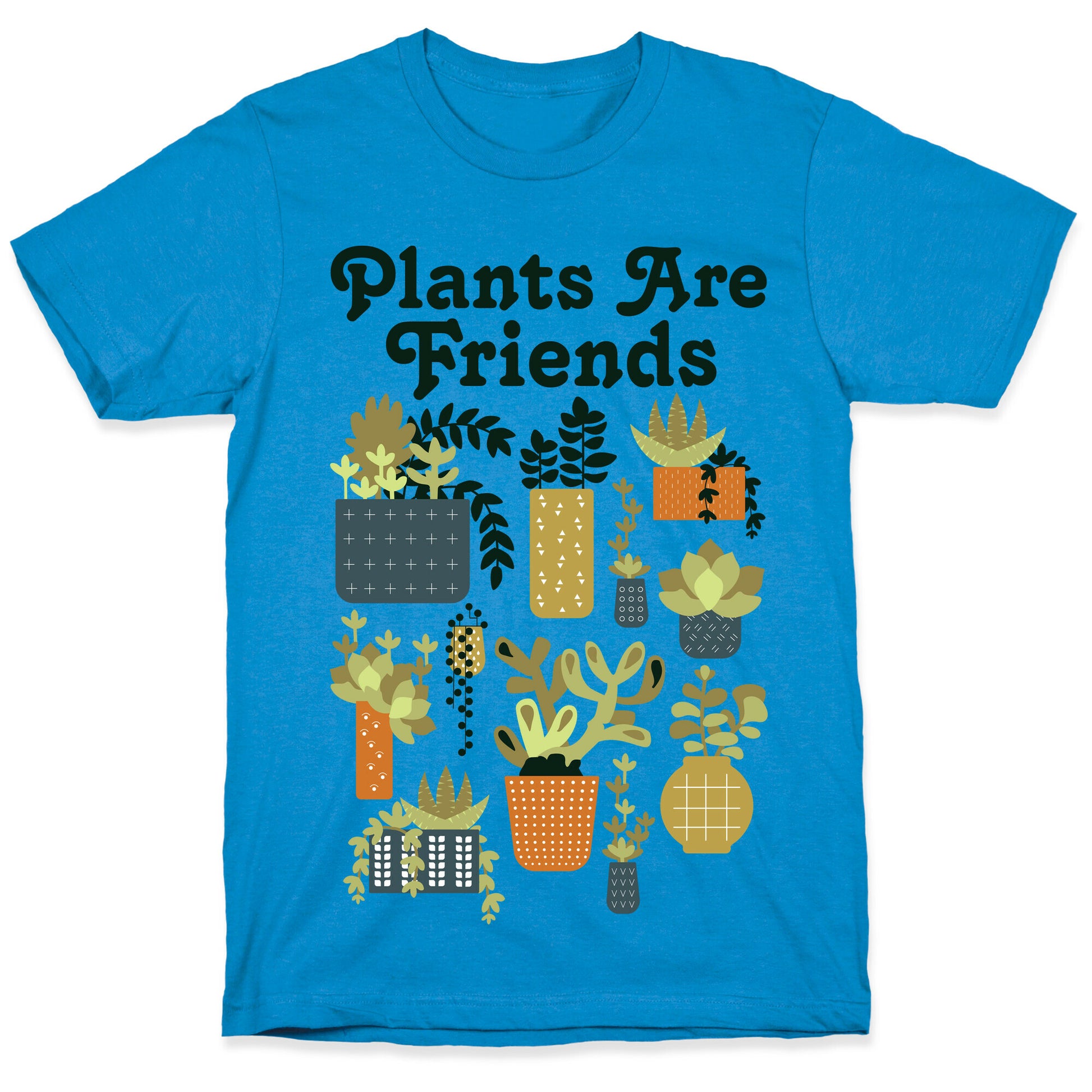 Plants Are Friends Retro T-Shirt