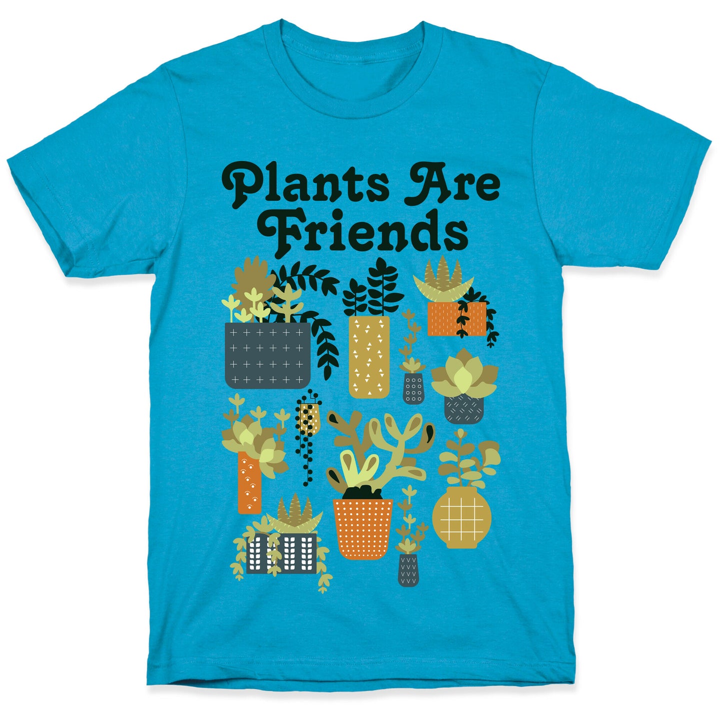Plants Are Friends Retro Unisex Triblend Tee
