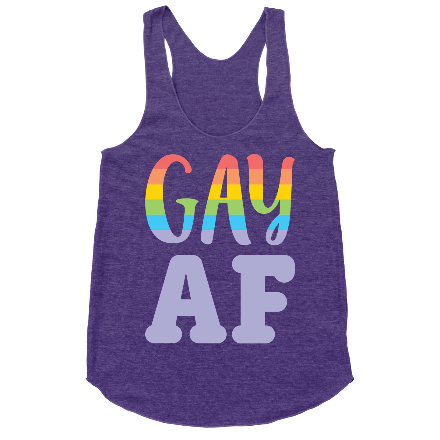 Gay AF Racerback Tank