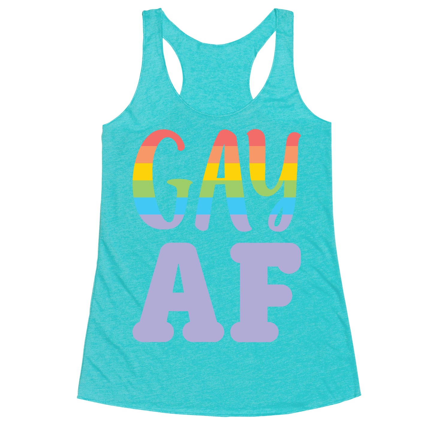 Gay AF Racerback Tank