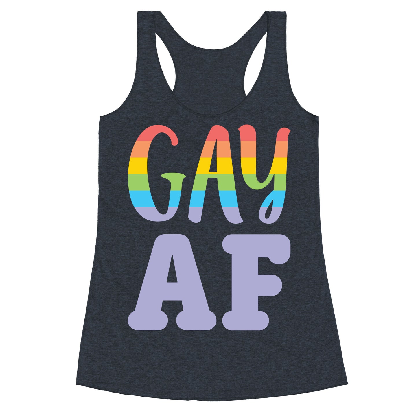 Gay AF Racerback Tank