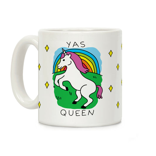 Yas Queen Unicorn Coffee Mug
