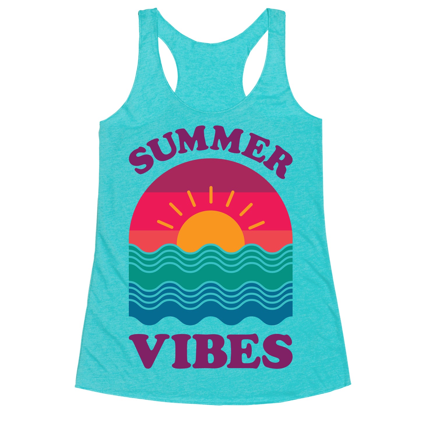 Summer Vibes Racerback Tank