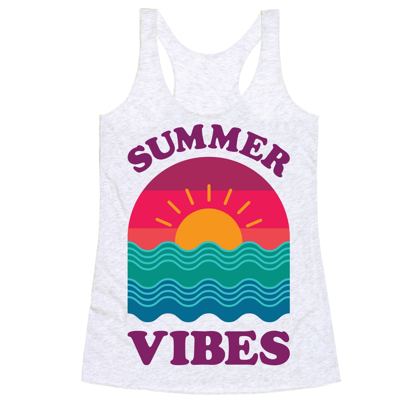 Summer Vibes Racerback Tank
