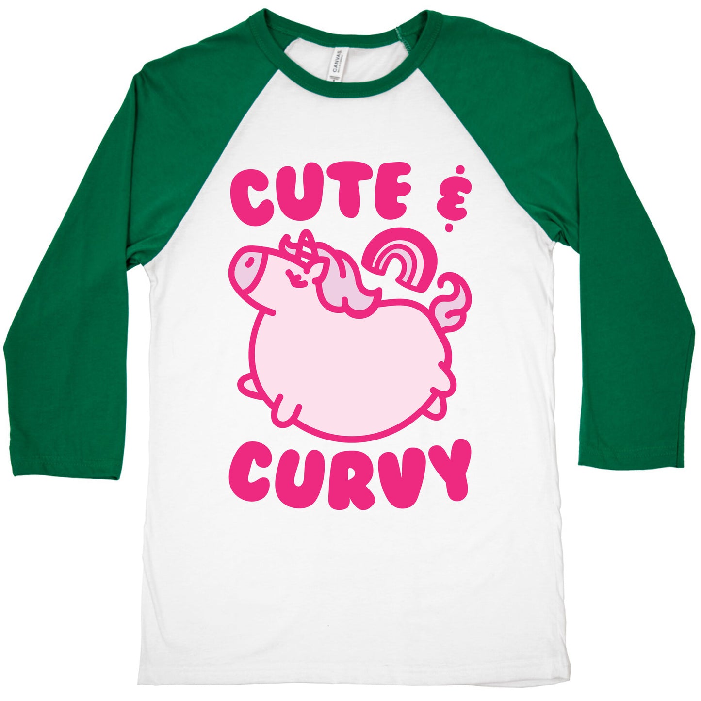 Cute & Curvy Baseball Tee