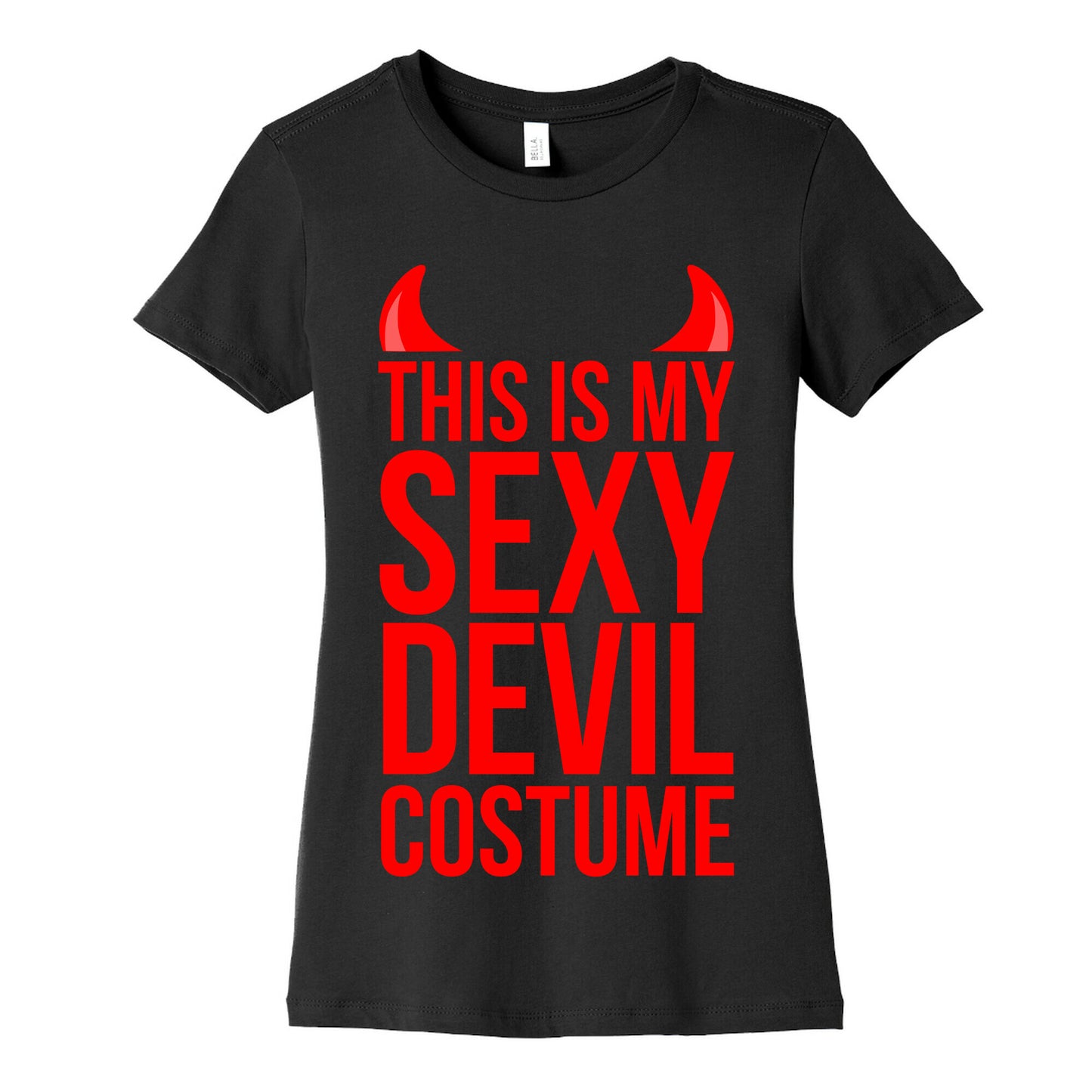 This Is My Sexy Devil Costume Women's Cotton Tee