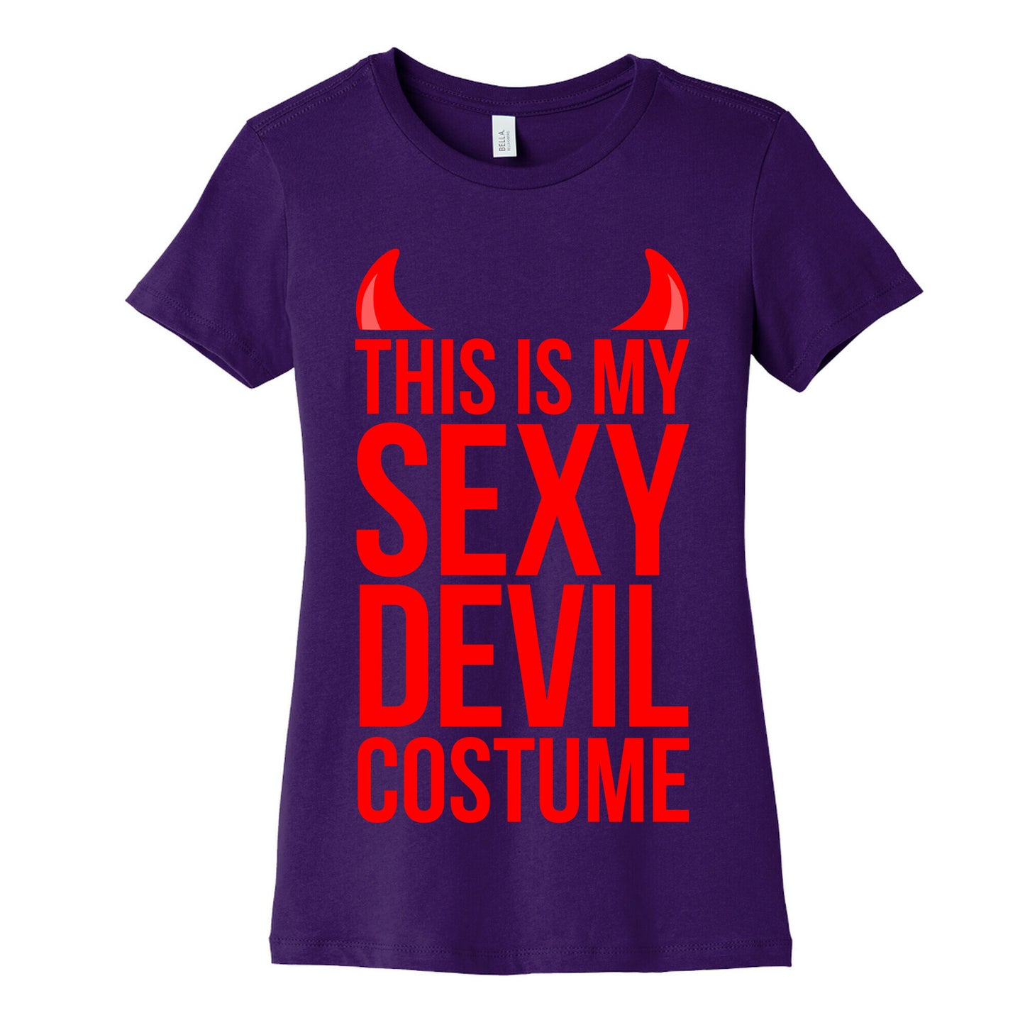 This Is My Sexy Devil Costume Women's Cotton Tee