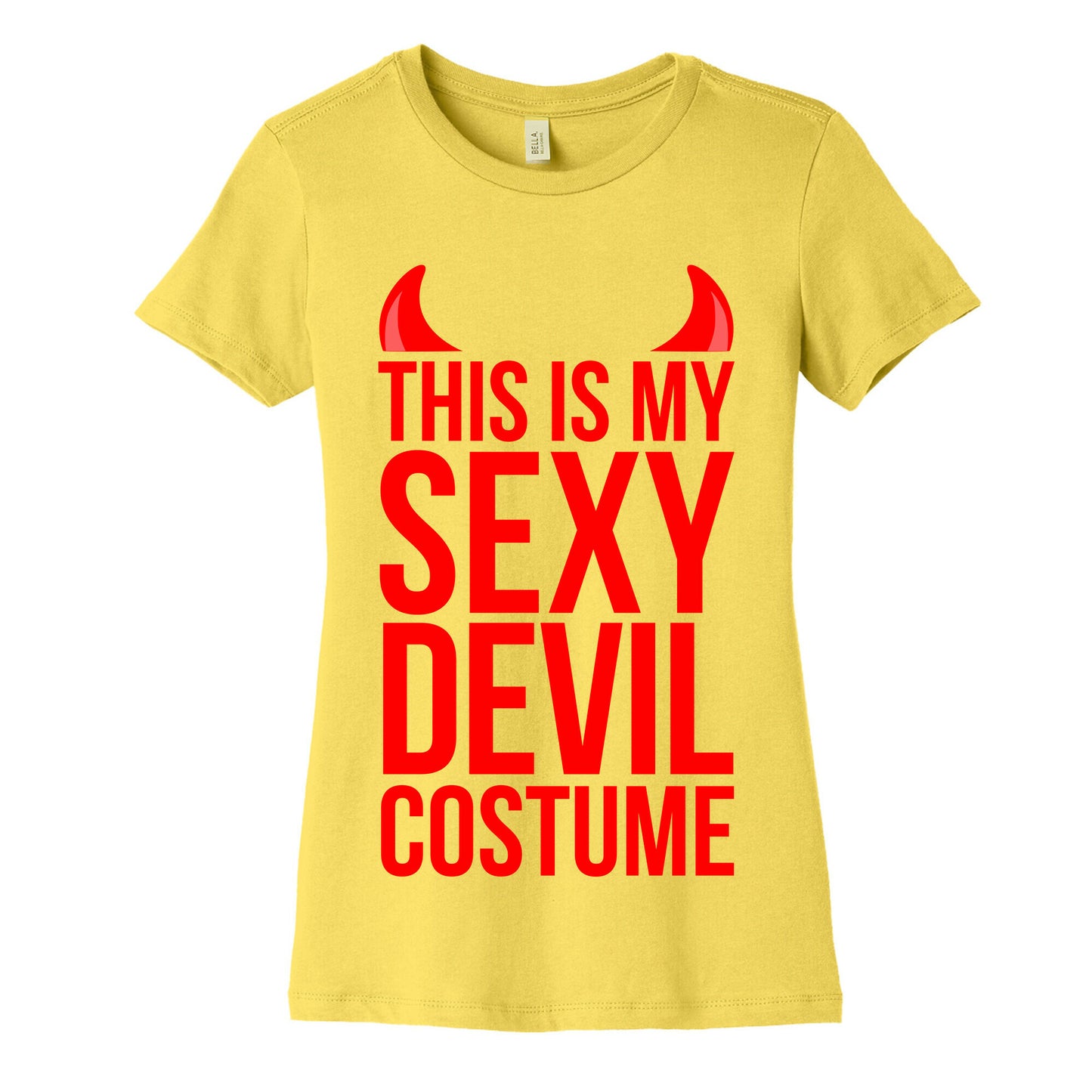 This Is My Sexy Devil Costume Women's Cotton Tee