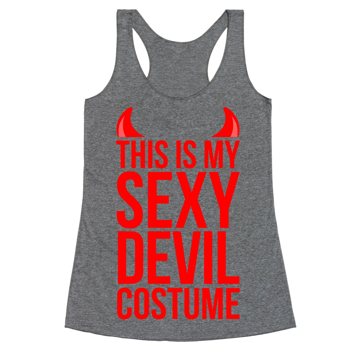 This Is My Sexy Devil Costume Racerback Tank