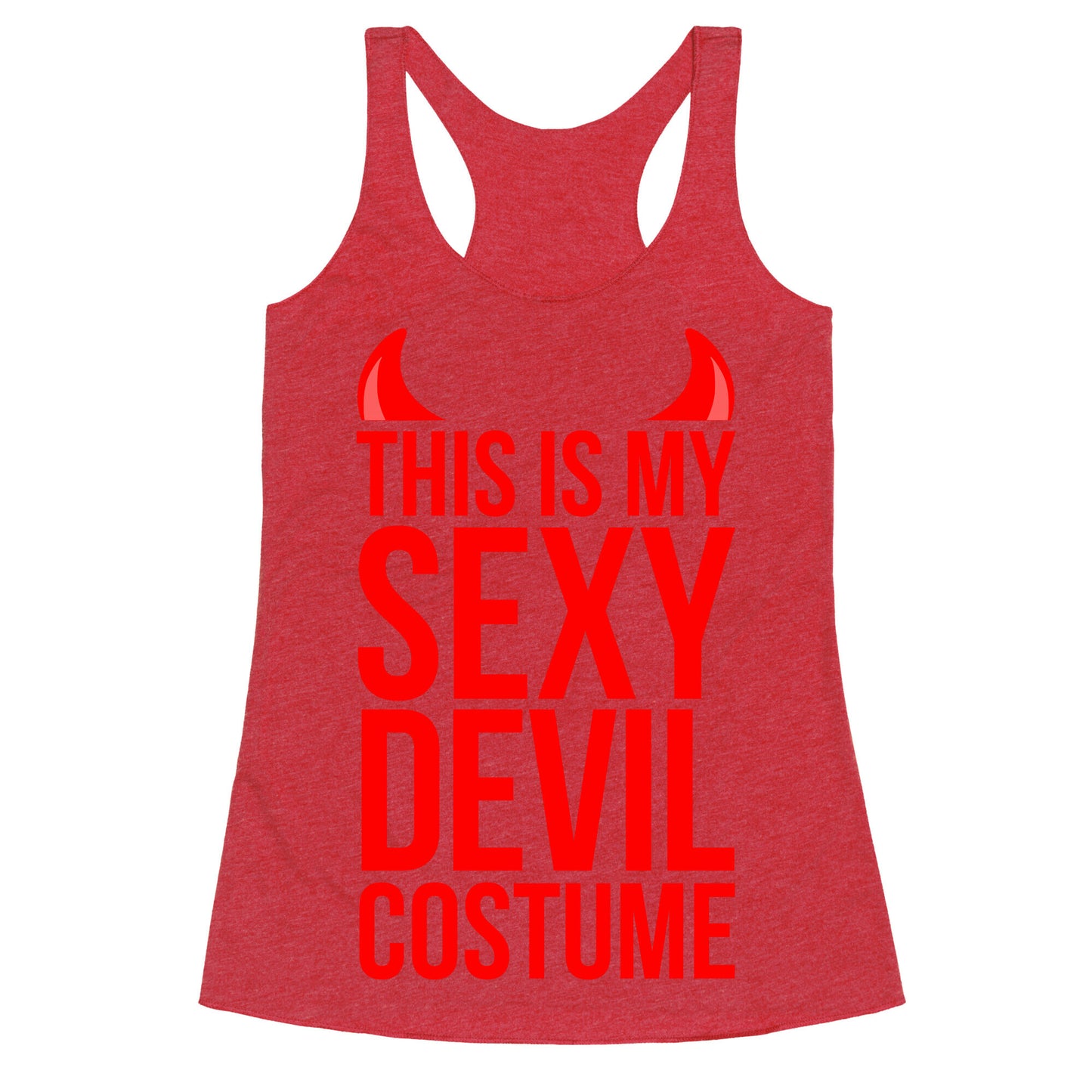 This Is My Sexy Devil Costume Racerback Tank