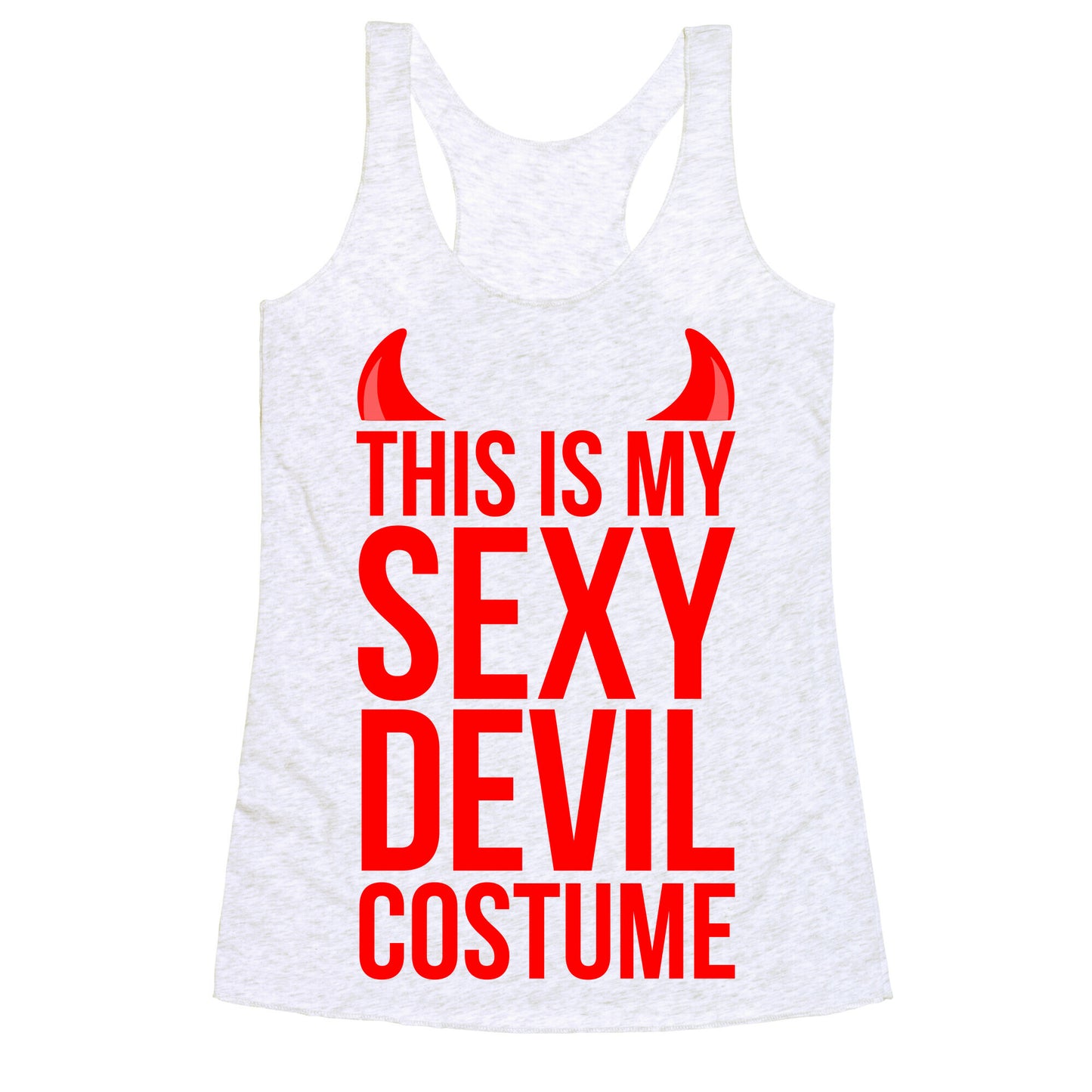 This Is My Sexy Devil Costume Racerback Tank