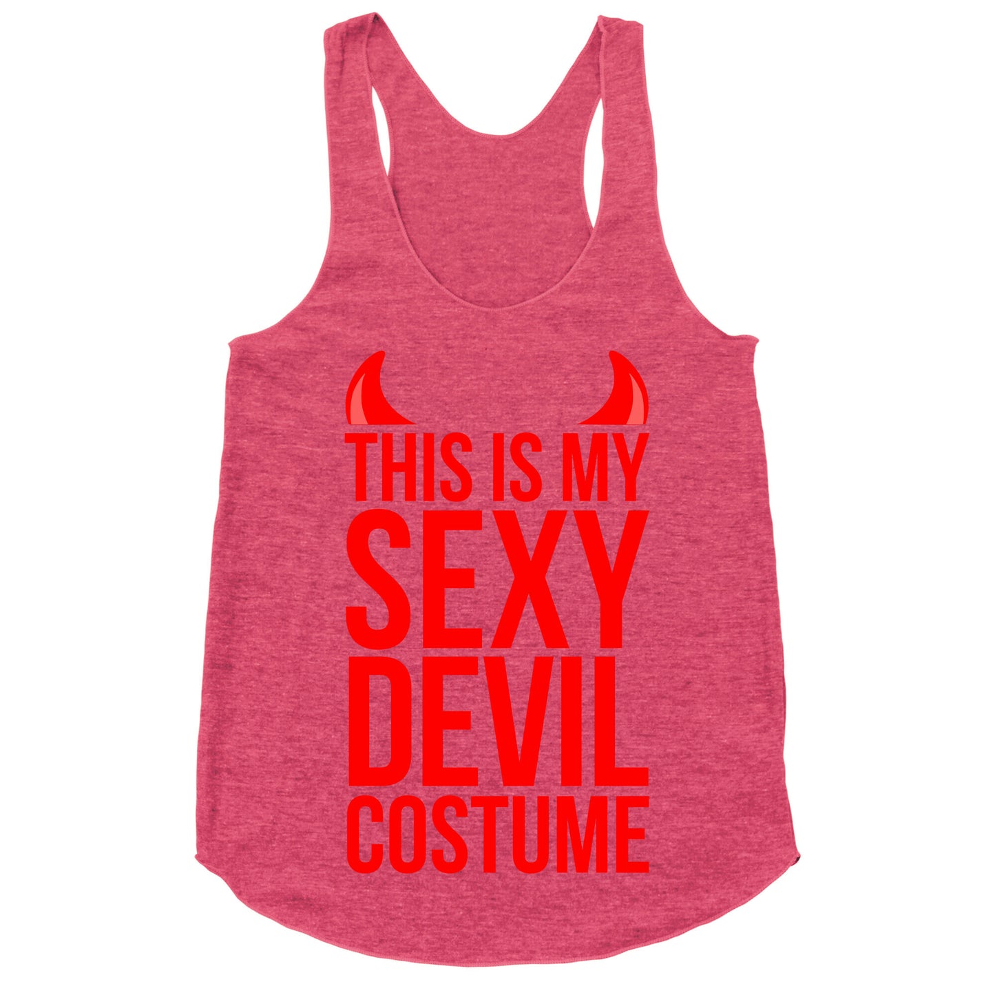 This Is My Sexy Devil Costume Racerback Tank